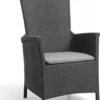 Allibert Vermont Verstelbare Tuinstoel - 64x68x107cm - Grafiet -Tuin Verkoop 936x1200