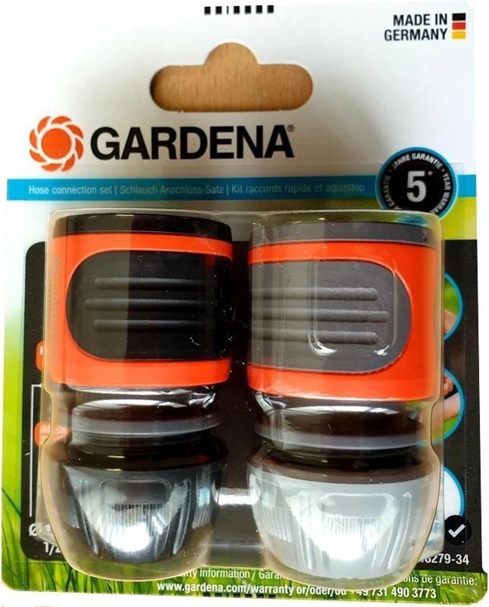Gardena Slangstuk En Waterstop 13 Mm/1/2" -15 Mm 5/8" Pvc Oranje 7 Gardena Slangstuk En Waterstop 13 Mm/1/2" -15 Mm 5/8" Pvc Oranje - Afbeelding 5