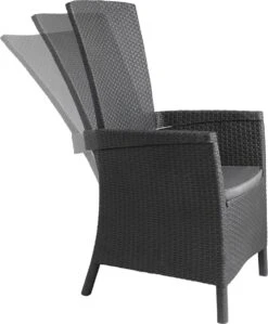 Allibert Vermont Verstelbare Tuinstoel - 64x68x107cm - Grafiet -Tuin Verkoop 992x1200 3