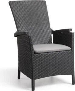Allibert Vermont Verstelbare Tuinstoel - 64x68x107cm - Grafiet -Tuin Verkoop 998x1200 1